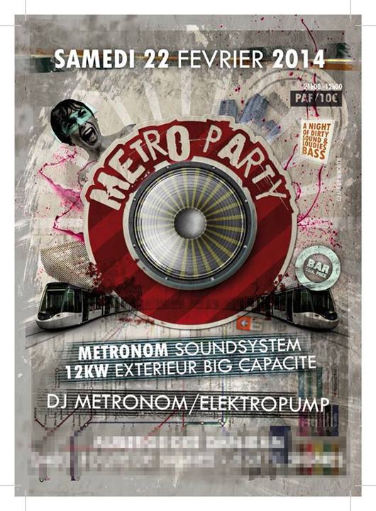 fly de la teuf Elektropump Team - Metro Party